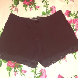 Black shorts